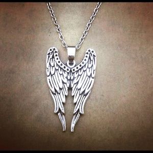 New angel wings necklace